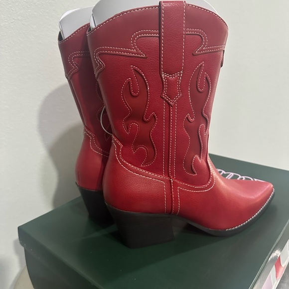 Wild Fable Red Heeled Boots - Picture 3 of 6